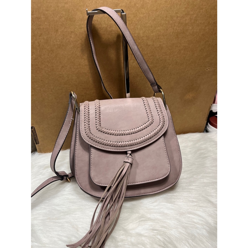 FRANCO SARTO CROSSBODY BAG
SADDLE BLUSH PINK COLOR